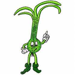 Funny Veggies Embroidery Design 9 Funny Veggies Embroidery Design 9